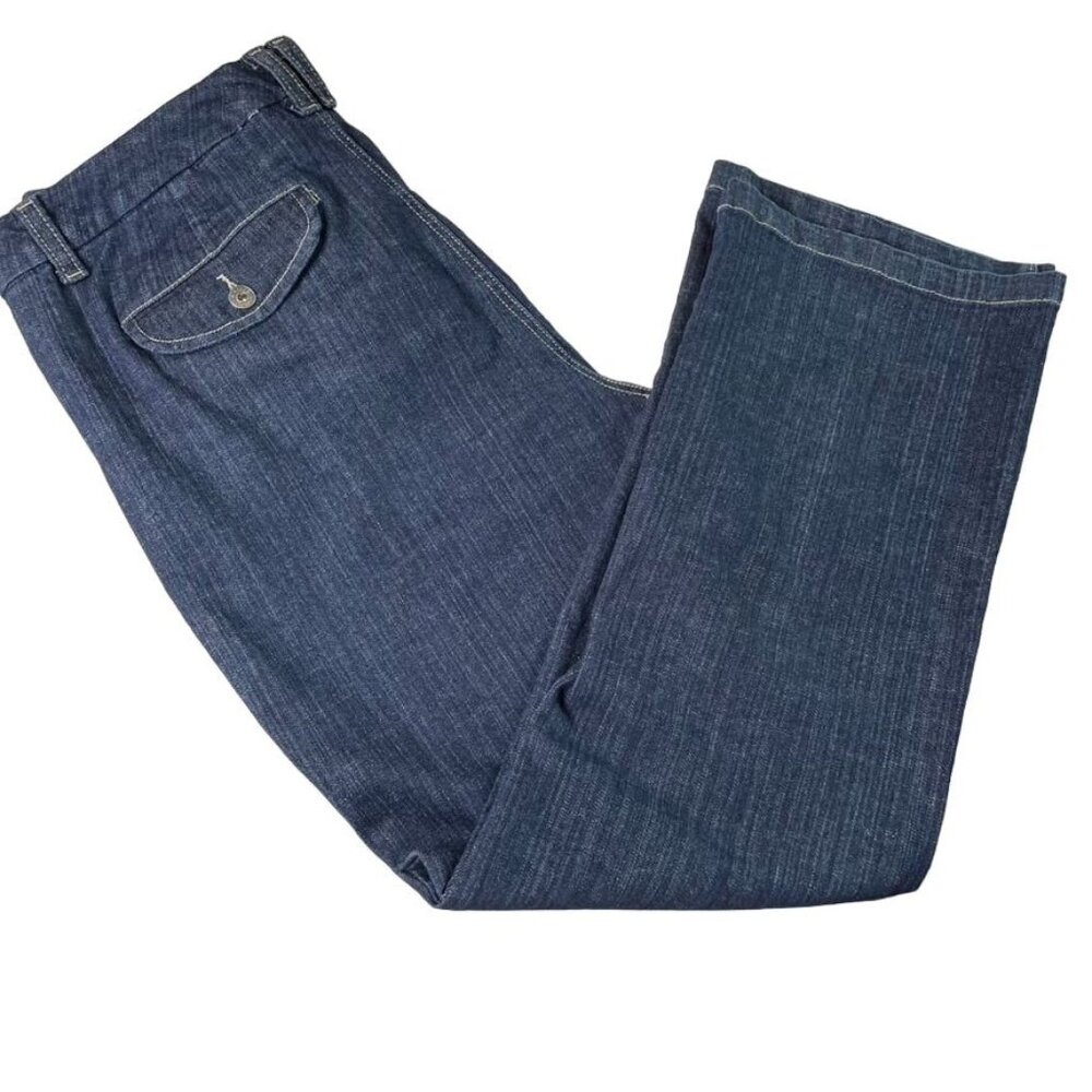 Gloria Vanderbilt Blue Jeans Stretch Denim Pants Size 18 W  u